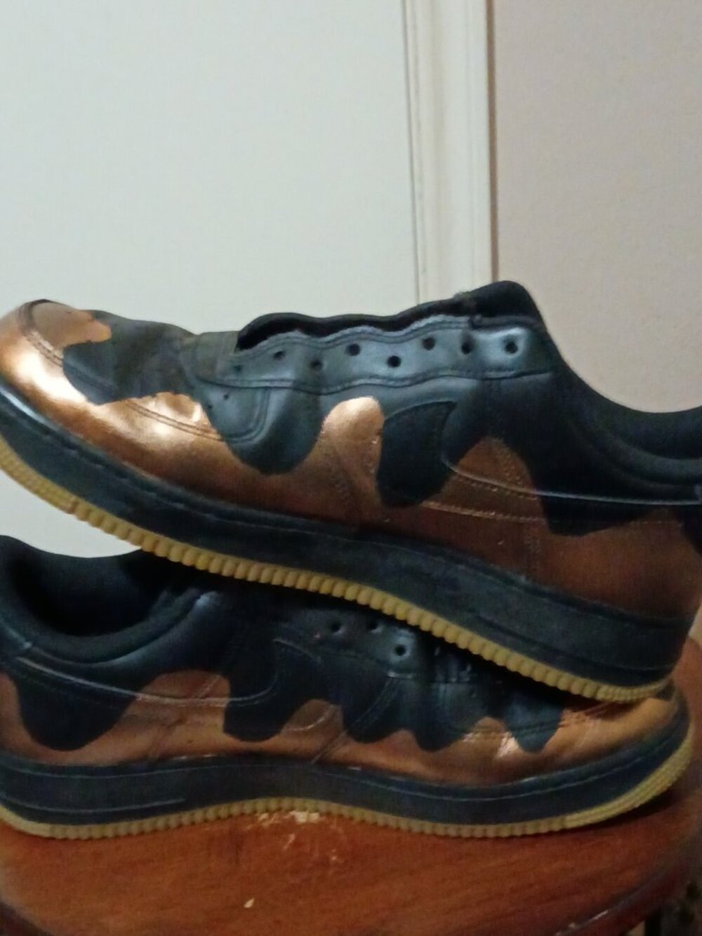 Nike Air Force 1 Low '07 Mens Size 11 Lifestyle Shoes Black Gum 2022 DZ4404-001 - Picture 12 of 13